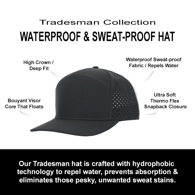 Charcoal Tradesman Waterproof Hat