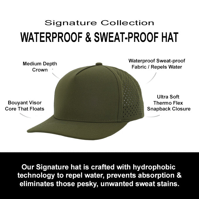 Forest Green Signature Waterproof Hat
