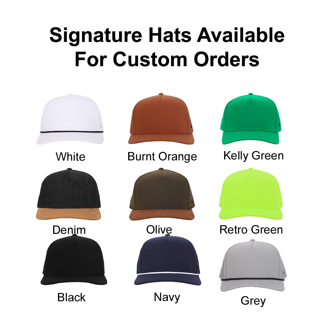 10 X Custom Hats