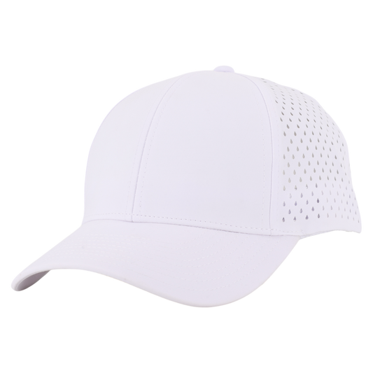 White Low Pro Waterproof Hat