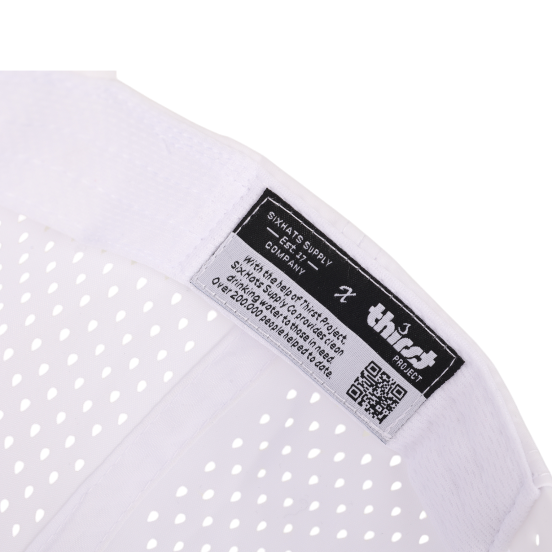 White Low Pro Waterproof Hat