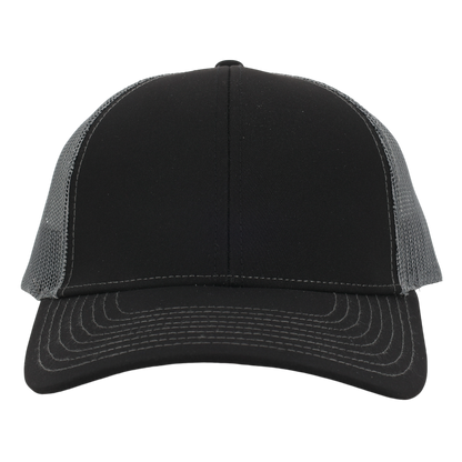 Black & Charcoal Mesh Low Pro Waterproof Hat