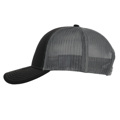 Black & Charcoal Mesh Low Pro Waterproof Hat