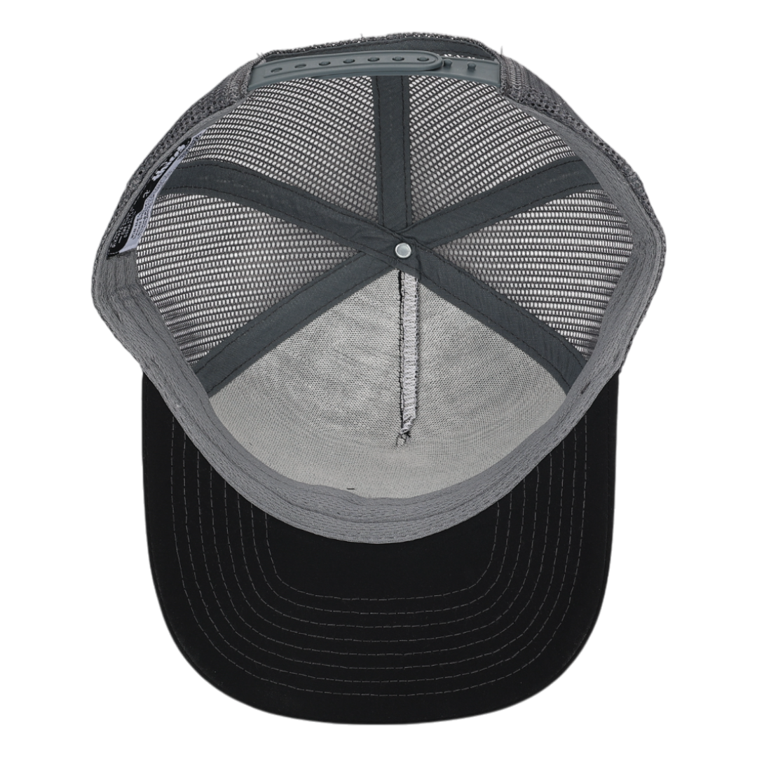Black & Charcoal Mesh Signature Waterproof Hat