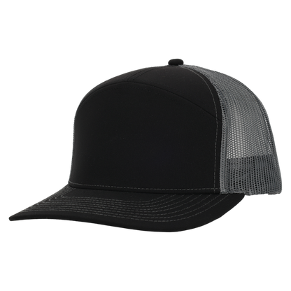 Black & Charcoal Mesh Tradesman Waterproof Hat