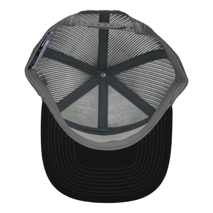 Black & Charcoal Mesh Tradesman Waterproof Hat