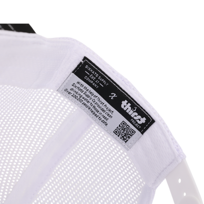 Black & White Mesh Signature Waterproof Hat