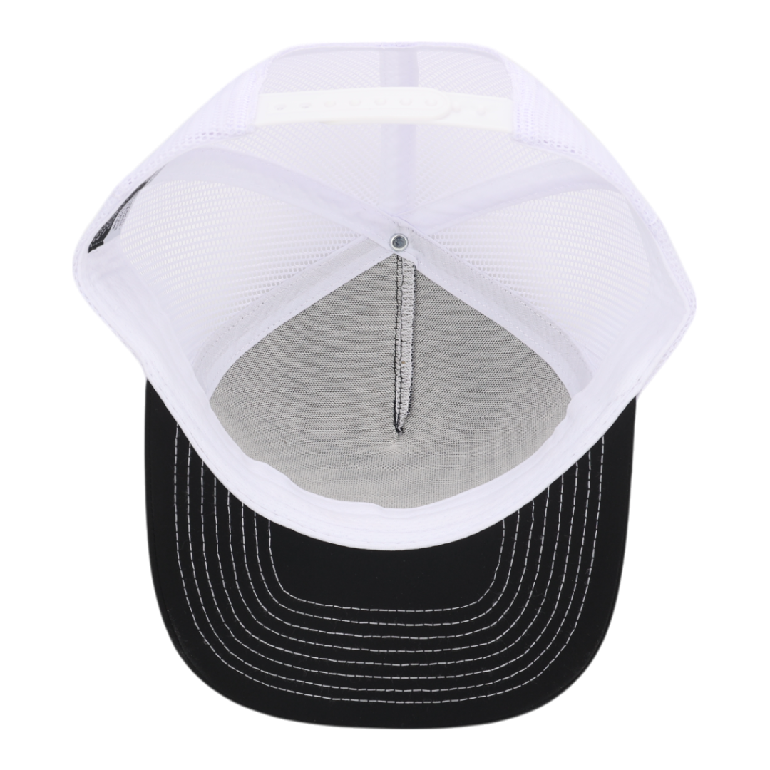 Black & White Mesh Signature Waterproof Hat