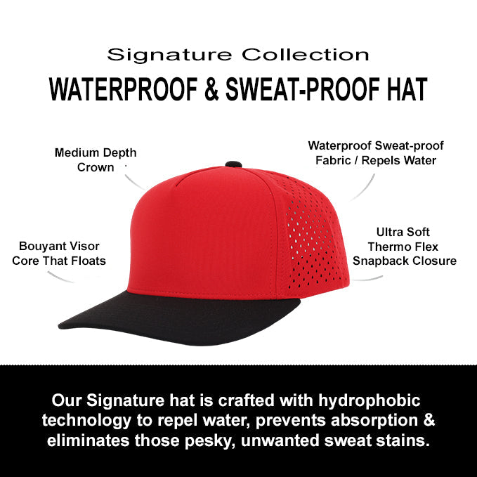 Red & Black Signature Waterproof Hat
