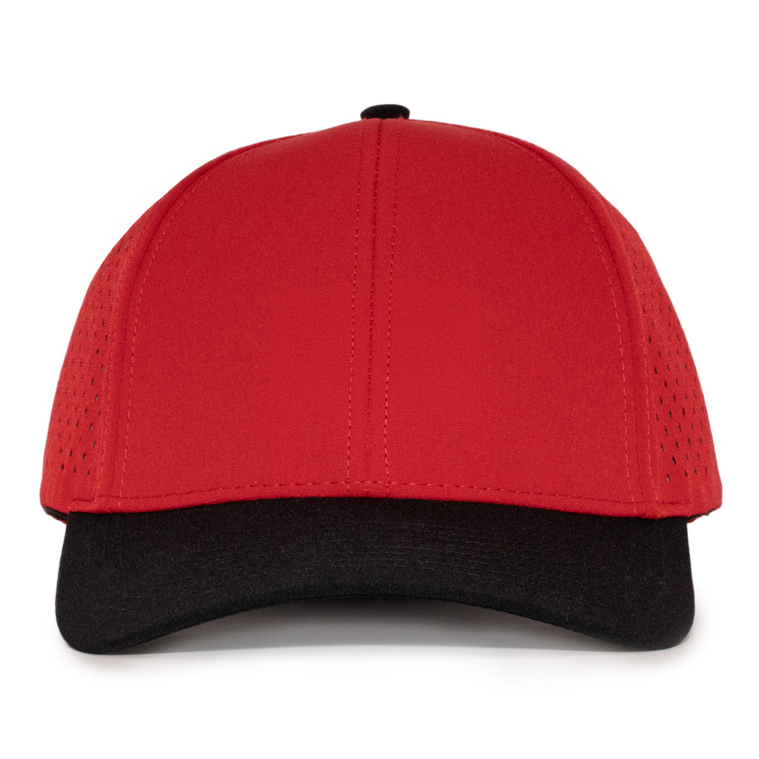 Red & Black Low Pro Waterproof Hat