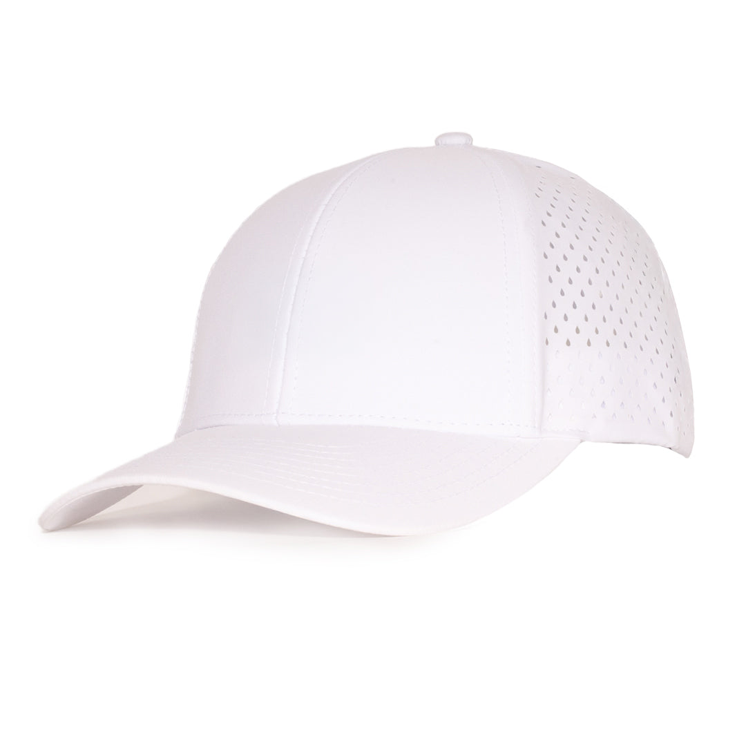 White Low Pro Waterproof Hat